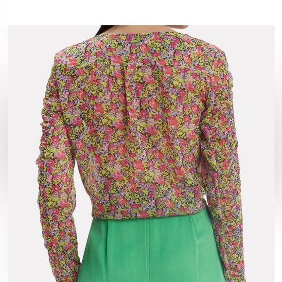 The East Order Freya Blouse Long Sleeve Floral Sheer Romantic Floral SZ XS - Picture 15 of 15